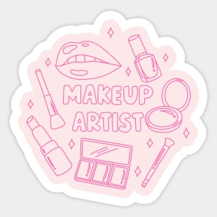 Makeup Artist Sticker